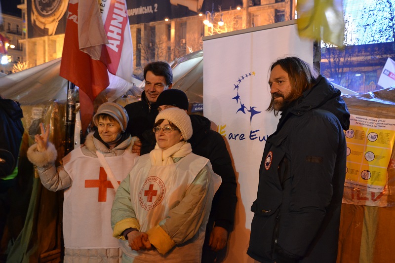 We are Europe! auf dem Majdan, Kyiv, 14.12.2013