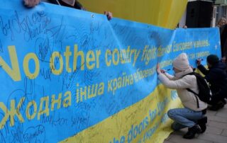 "EU, open the doors for Ukraine!", Czernowitz, 04.04.2022